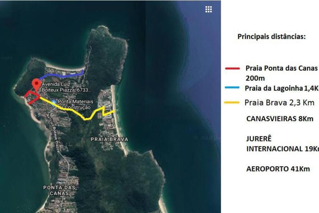 Apto 2 Pessoas Ponta Das Canas 200M Da Praia Apartment ฟลอเรียนอโปลิส ภายนอก รูปภาพ